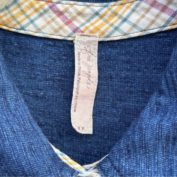 Free People Indigo Long Sleeve Dress - Picture 3 of 6